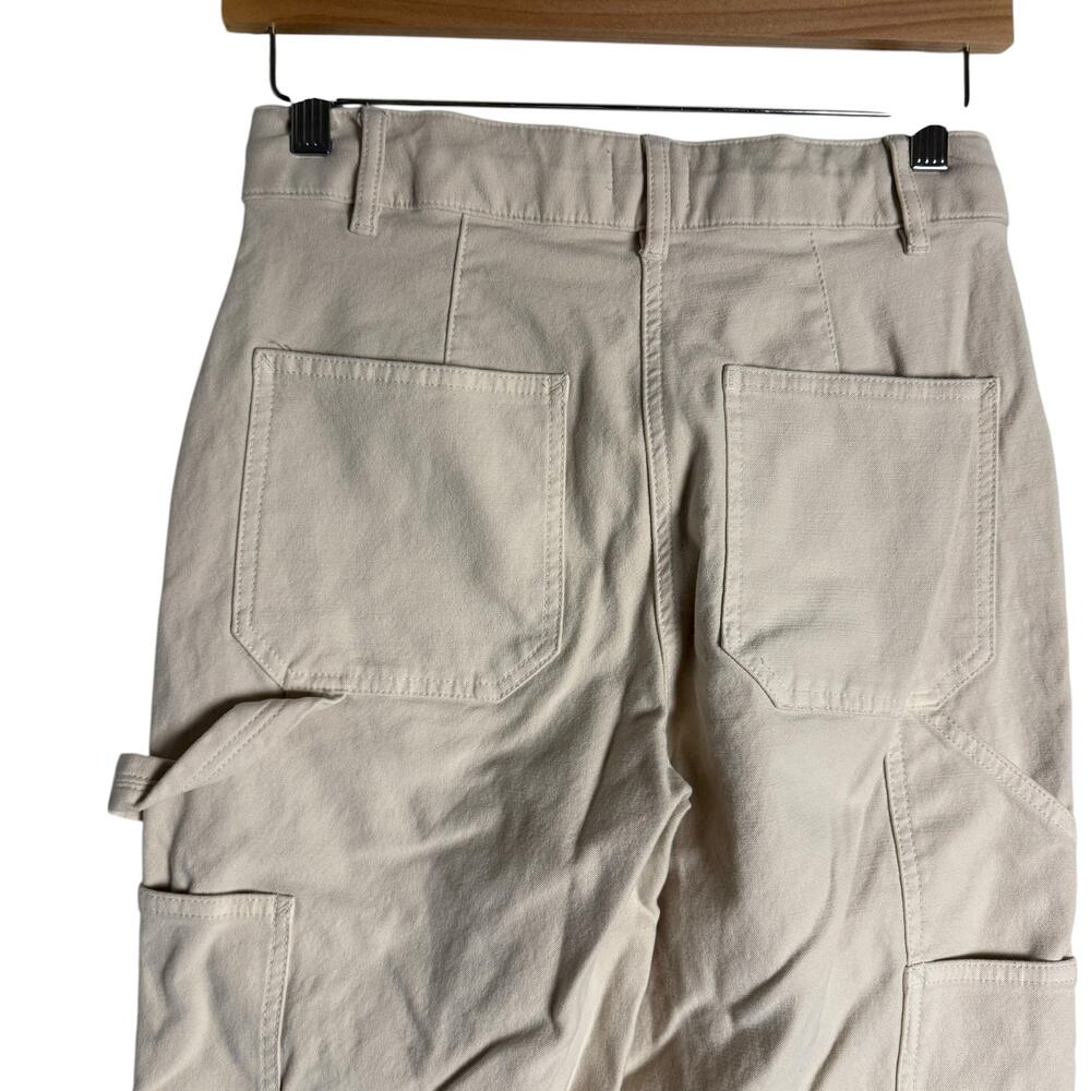 Wilfred Free Aritzia Brennan Birch Cream High Rise Utility Straight Leg Pants 2 - Picture 8 of 12